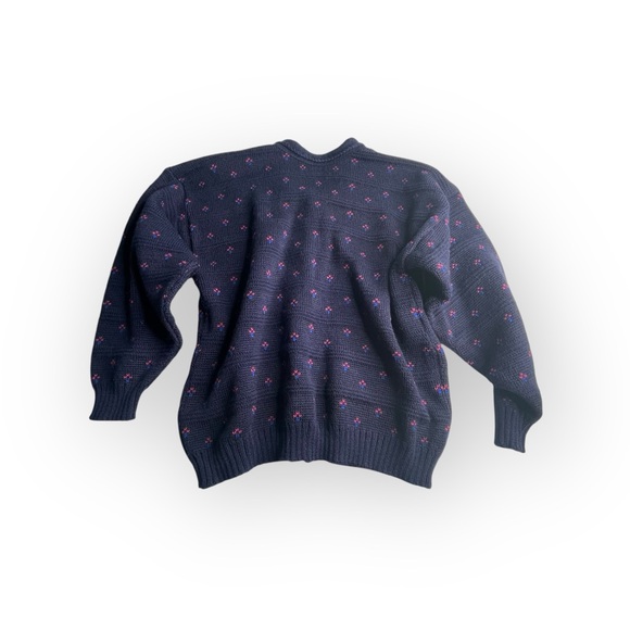 Vintage: Vitabella ❤︎ Nordic Specialty Rose Buttons Wool Cardigan Sweater ❤︎ S - Picture 2 of 16